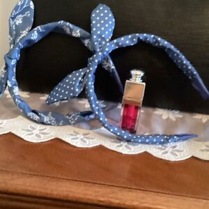 Blue Polka Dot Headbands